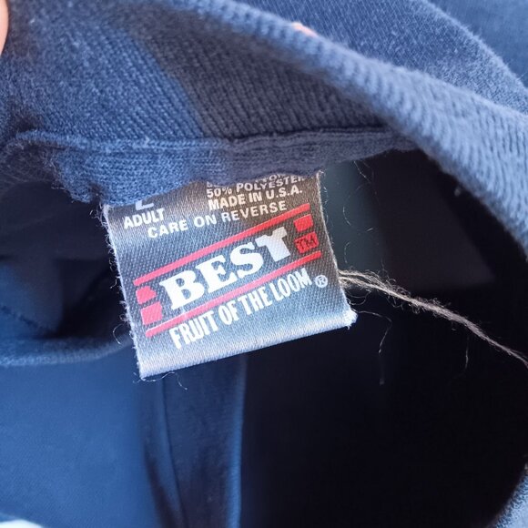 Single Stitch T-Shirt Large Vintage Lincoln Nebraska Youth Basketball Fruit Loom - Picture 4 of 6